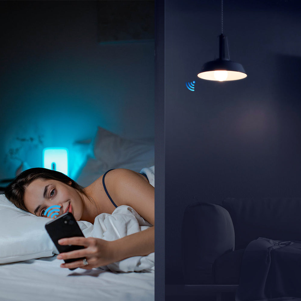 Smart Home WiFi and RF Smart Light Switch Kinetic Wireless Self Powered Wall Switch Remote Control 2Way Timing Module 220V 16A