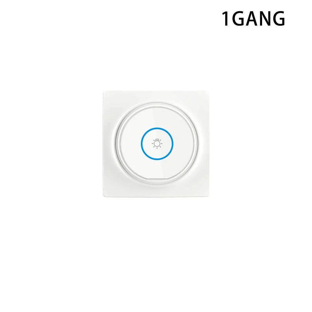 Smart Home WiFi and RF Smart Light Switch Kinetic Wireless Self Powered Wall Switch Remote Control 2Way Timing Module 220V 16A
