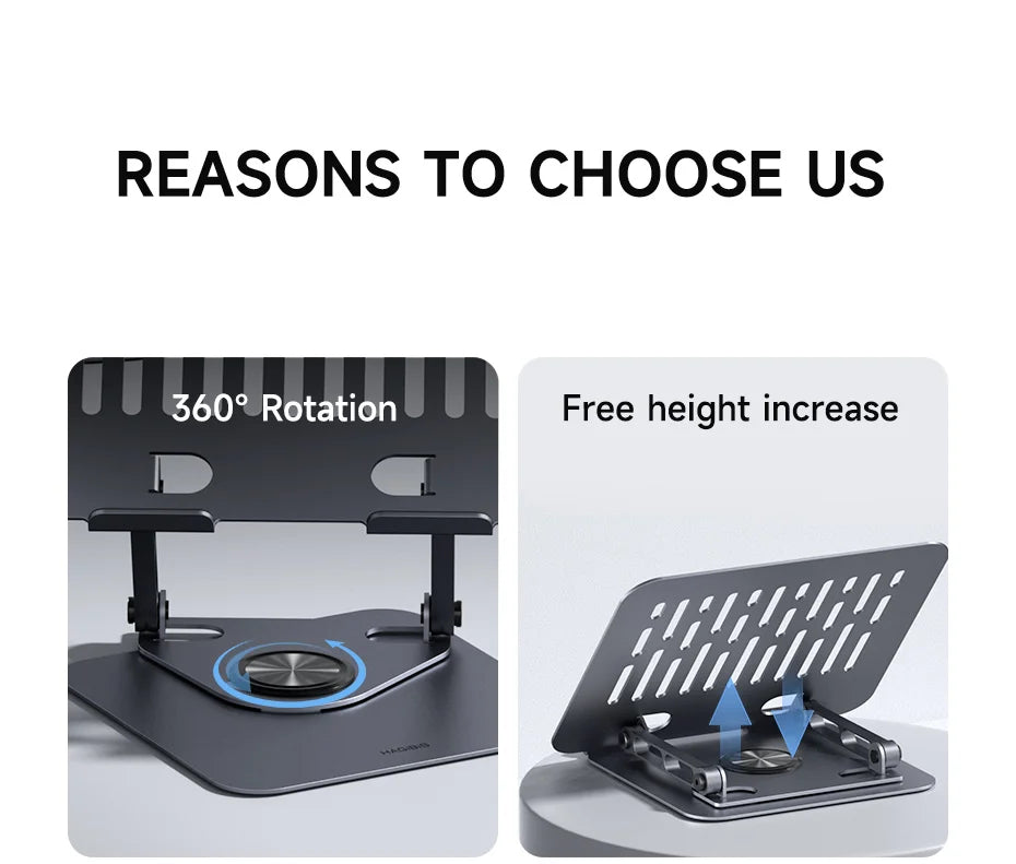 Desk-Ready Hagibis Laptop Stand.