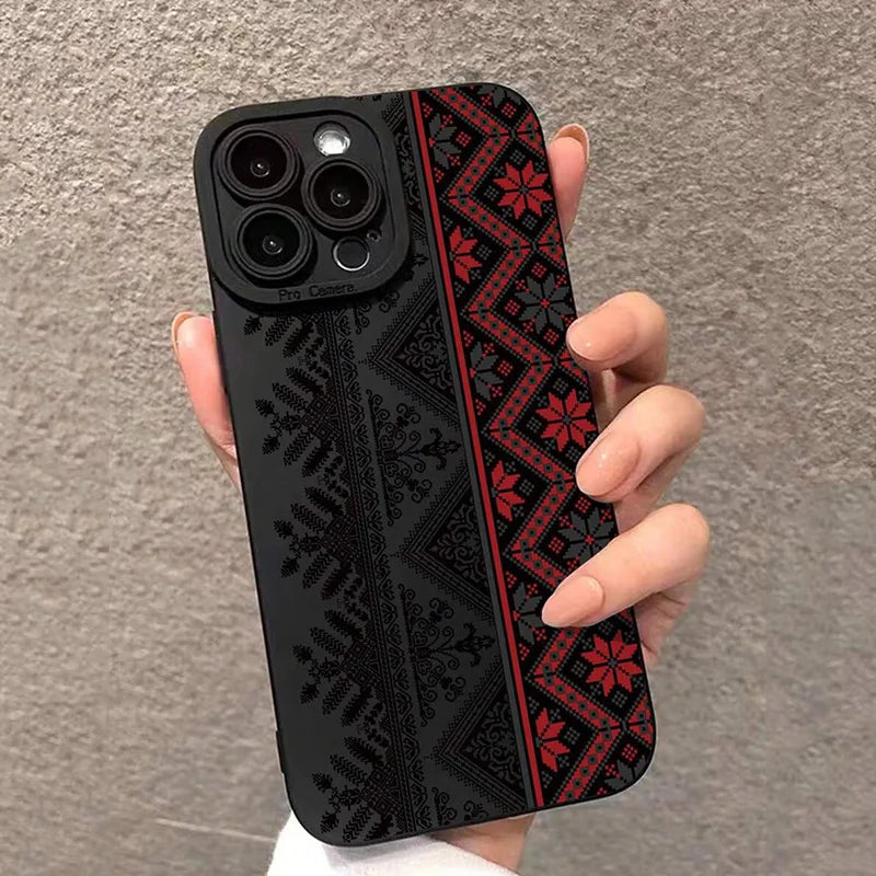 Vintage Totem Painting Shockproof Case | iPhone 7–17 (All Pro Max XS/XR