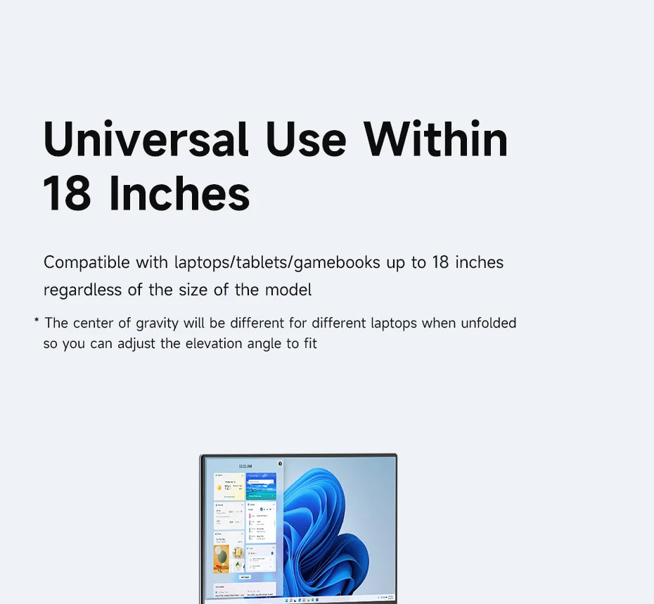 Desk-Ready Hagibis Laptop Stand.