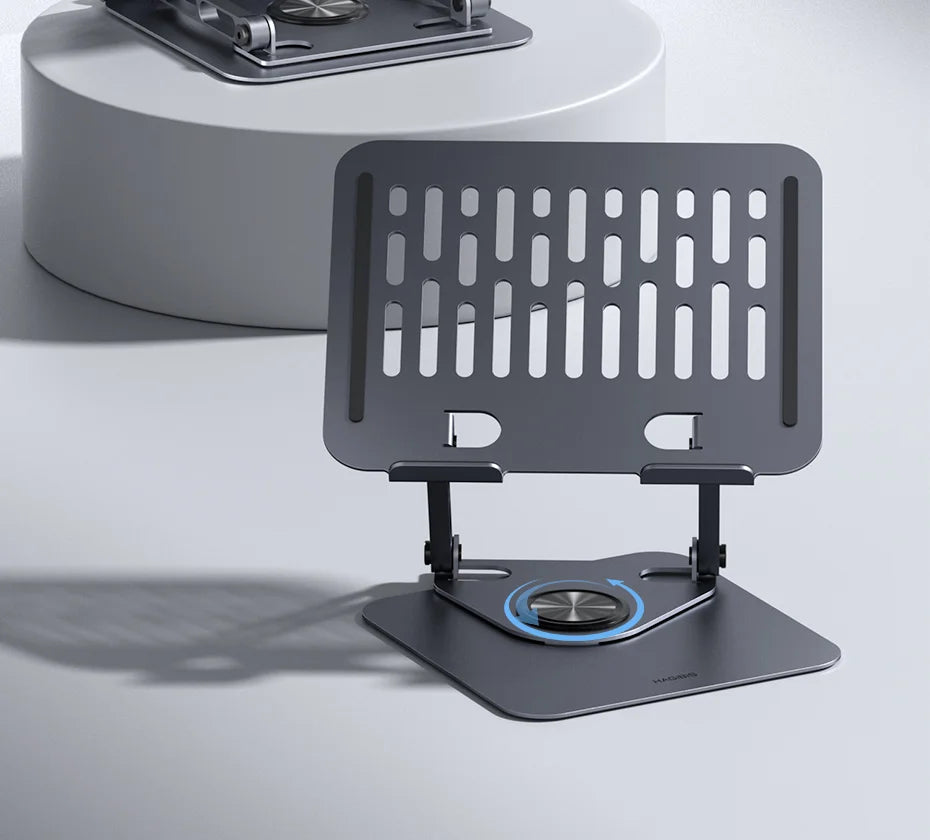 Desk-Ready Hagibis Laptop Stand.