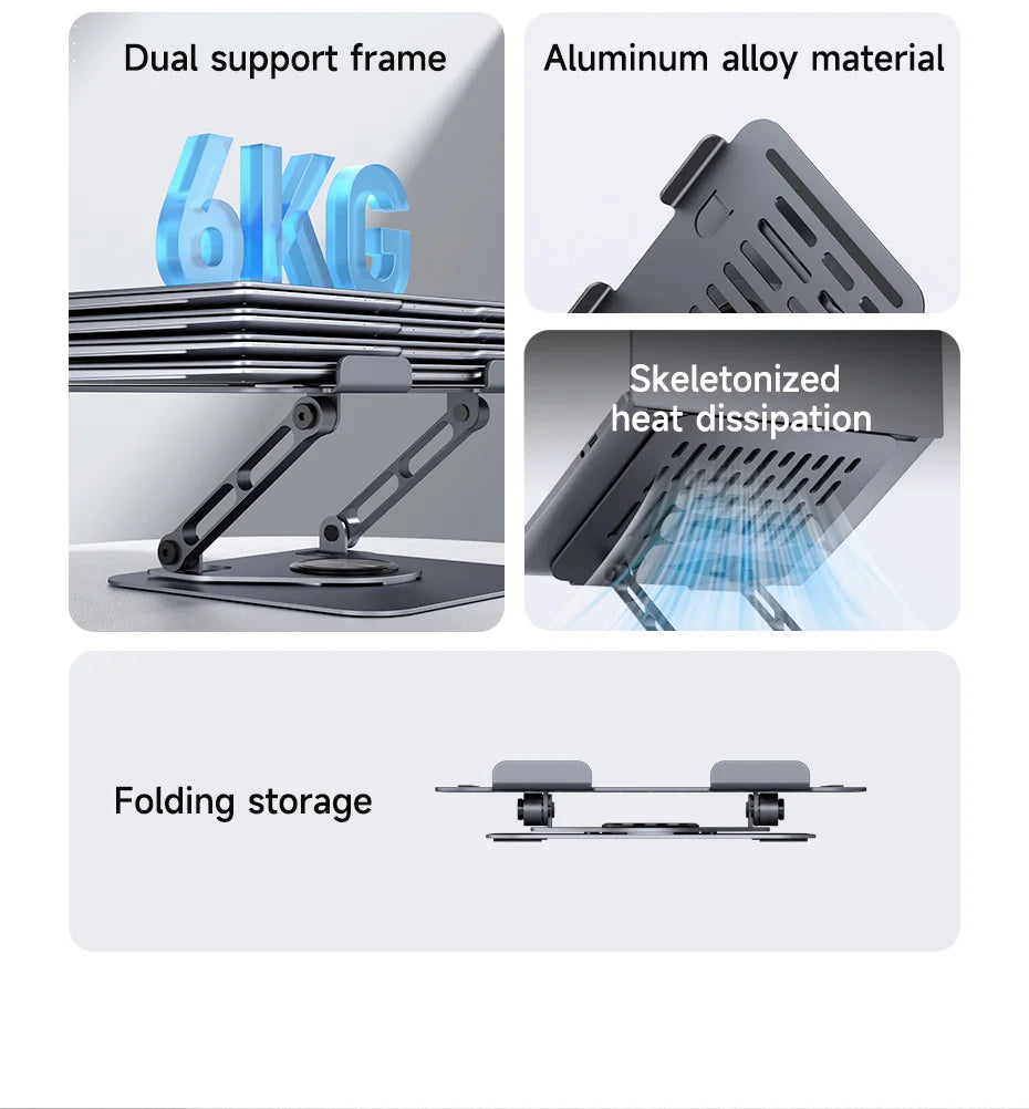 Desk-Ready Hagibis Laptop Stand.