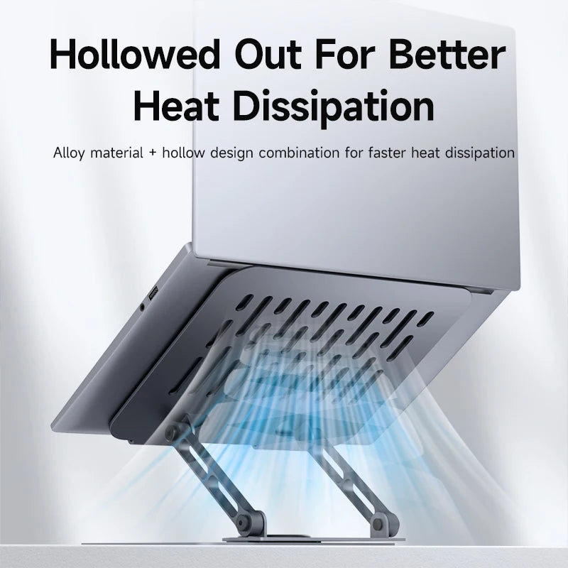 Desk-Ready Hagibis Laptop Stand.