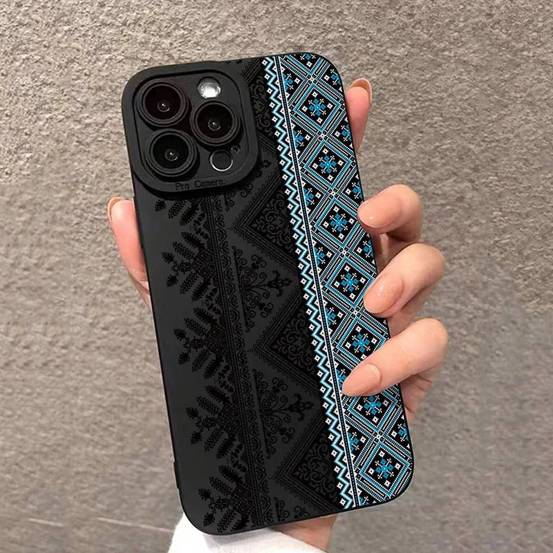 Vintage Totem Painting Shockproof Case | iPhone 7–17 (All Pro Max XS/XR