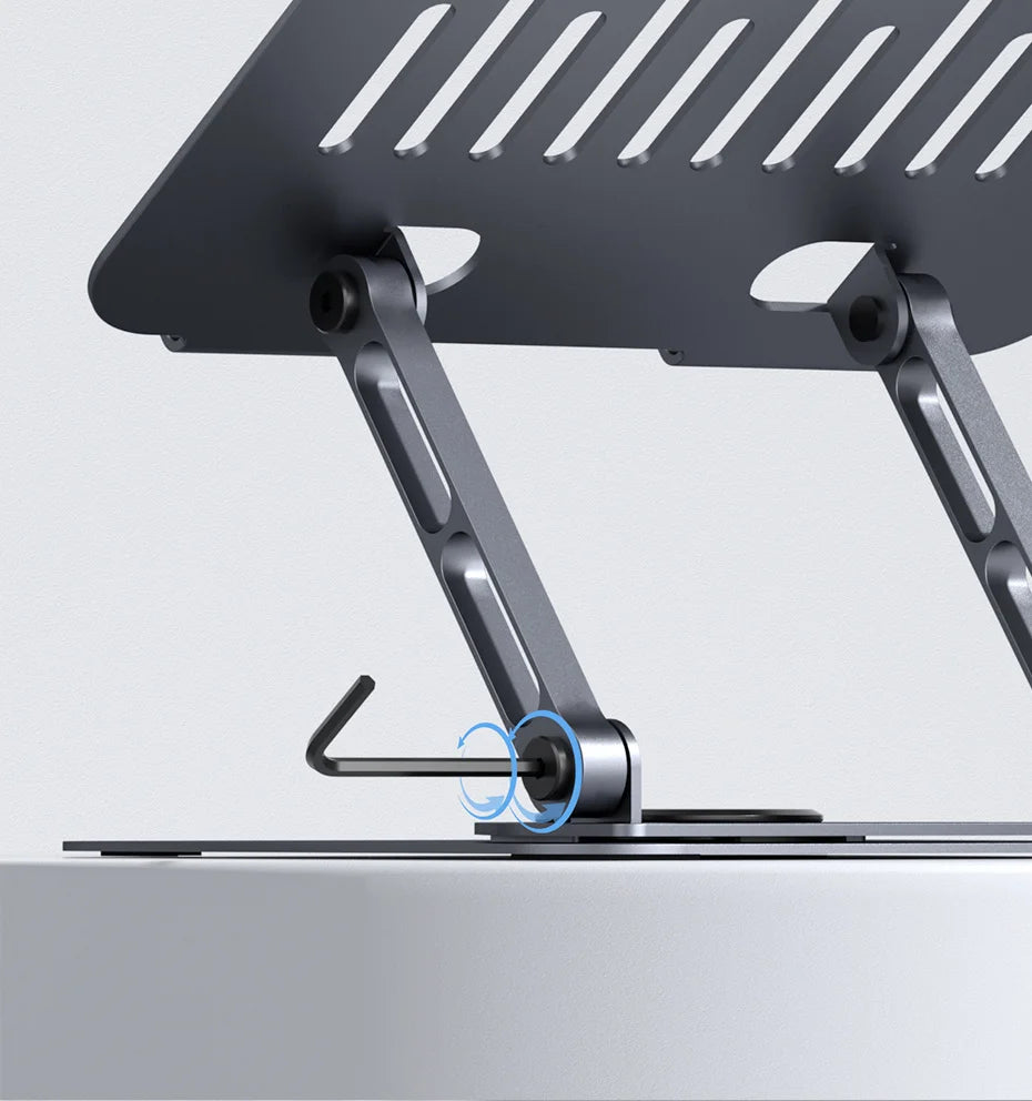 Desk-Ready Hagibis Laptop Stand.