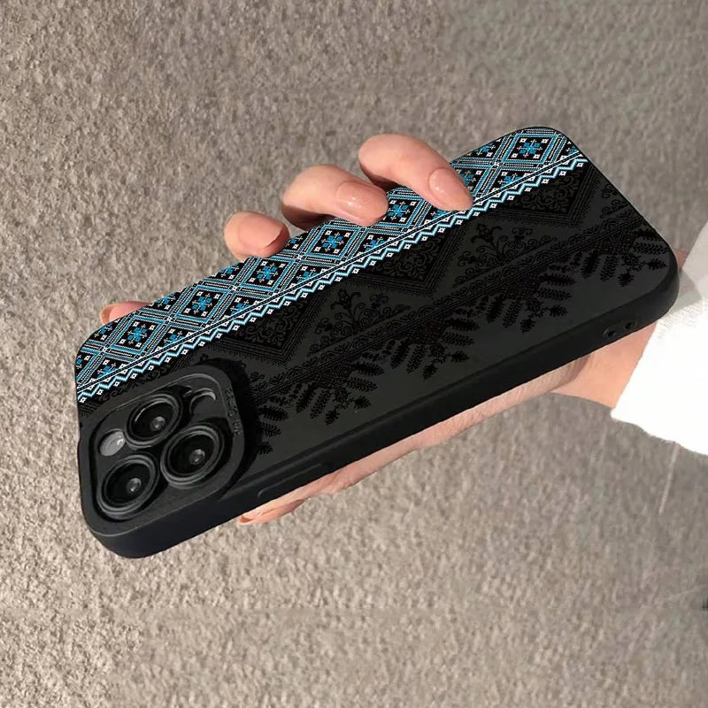 Vintage Totem Painting Shockproof Case | iPhone 7–17 (All Pro Max XS/XR